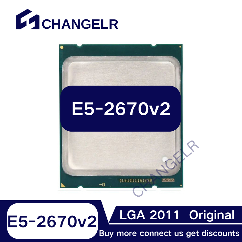Processador Xeon E5-2670v2 E5 2670v2 E5 2670 v2 E5-2.5 GHz Dez Núcleos E Vinte Threads 25M 115W LGA 2011