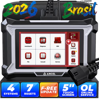 ANCEL DS100 OBD2 Scanner Ferramenta De Diagnóstico De Carro 4 Leitor De Código De Sistema Motor/Transmissão/ABS/SRS SAS em Oferta na Shopee