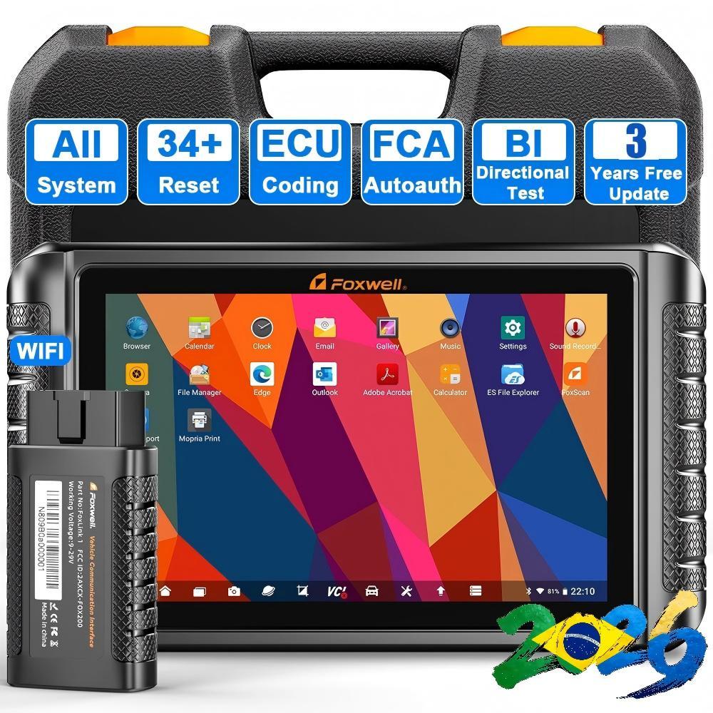 Scanner De Carro Sistema Completo FOXWELL NT1009 ECU Programação De ...
