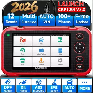 Scanner Automotivo LAUNCH CRP129I V3 Ferramenta de Diagnóstico CAN FD para 4 Sistemas com 12 Reset em Oferta na Shopee