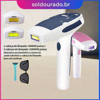 Depilador A Laser definitivo 1800 Mil Pulsos Portátil Elimina Pelos Indolor Seguro e Eficaz em Oferta na Shopee