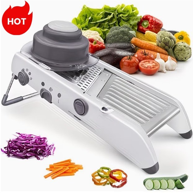 Mandolin Fatiador Profissional Aço Inox 18 tipos Cortador De