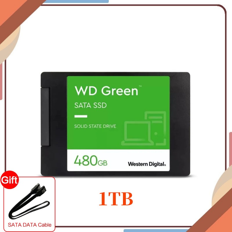 Western Data SSD 120GB 240GB 480GB 1TB SATA3 Unidade de estado