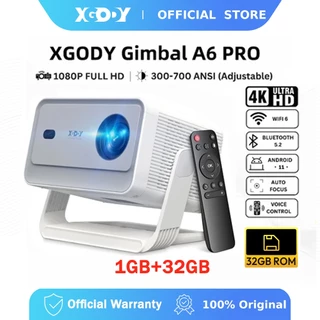 Projetor XGODY 4K 700ANSI 18000 Lumens Android WiFi LED De Filme De Vídeo Integrado YouTube Netflix em Oferta na Shopee