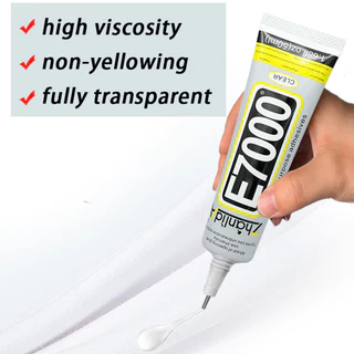 Cola De Tecido E7000 Transparente À Prova D'água Forte Fixação Para Férias DIY E Reparo De Telefone em Oferta na Shopee