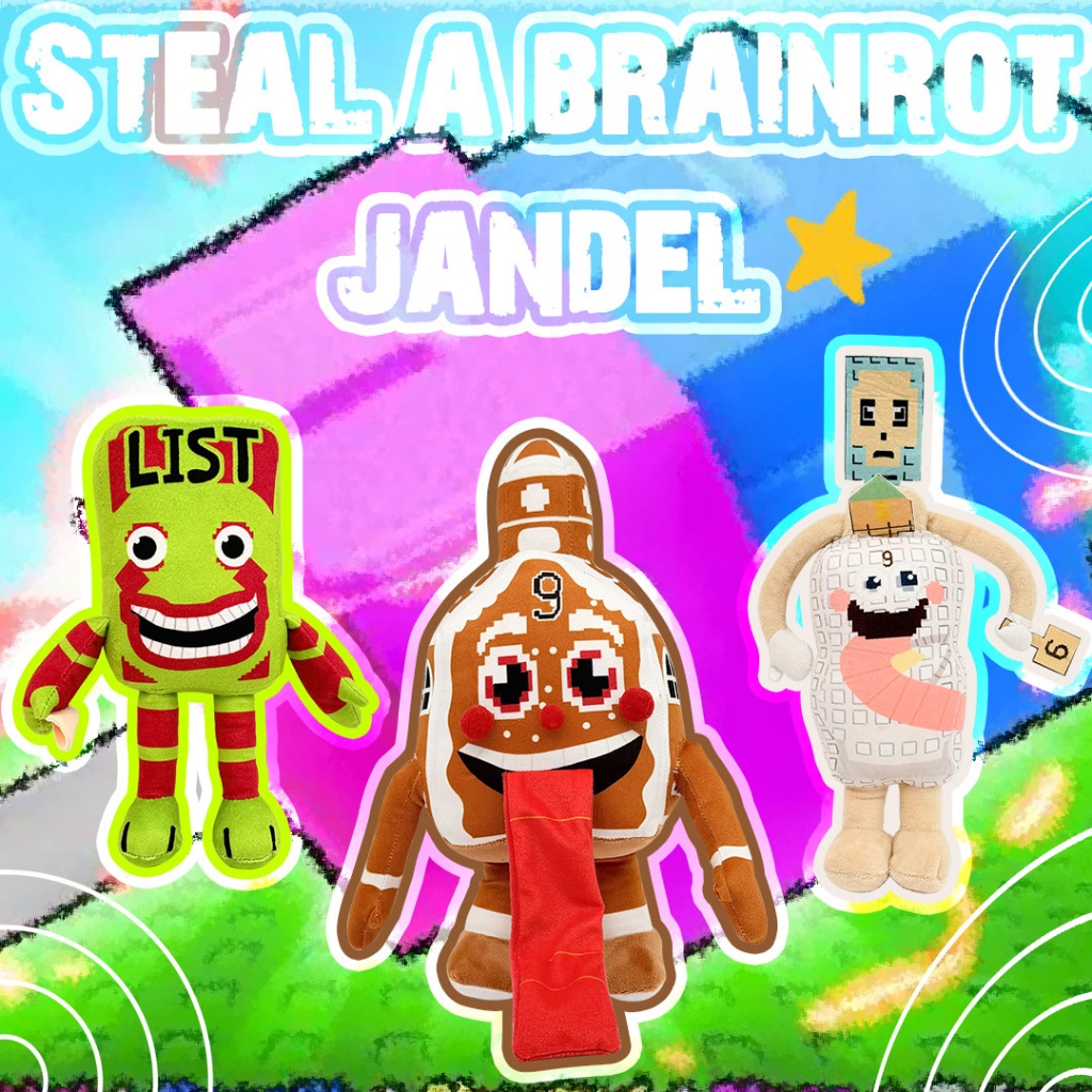 Steal A Brainrot Roblox jogo Boppin Bunny 67 Esok Sekolah Pelúcia