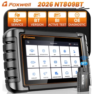 FOXWELL NT809BT OE-Level Obd2 Bluetooth Obd2 Scanner De Diagnóstico De Carro em Oferta na Shopee