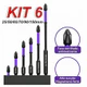 Bits Magnético Ponteira Philips Parafusadeira Ph2 Jogo 6 Pcs Imantado Antiderrapante Com Imã Sextavado