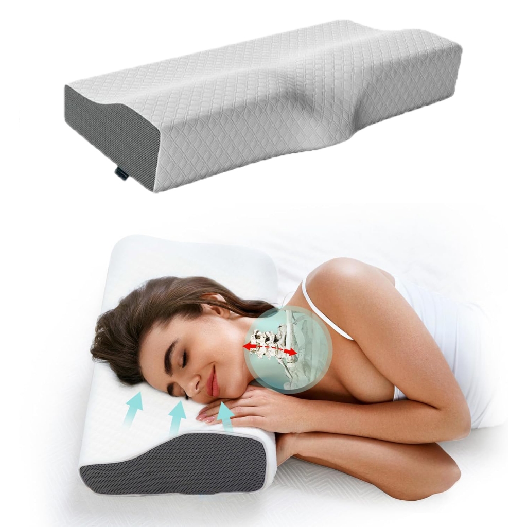 Travesseiro Ortopédico Anatômico Para Coluna Cervical - Alívio de Dores ...