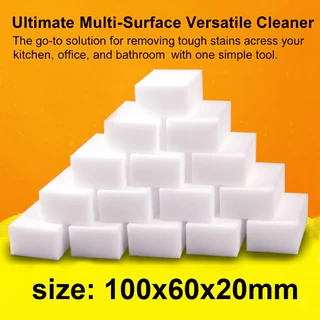 20/50/100 Pcs Esponja De Melamina Borracha Mágica Para Cozinha , Escritório E Banheiro , Atualização De Mola em Oferta na Shopee