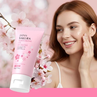 LAIKOU Japão Sakura Gel Hidratante 50g-96 % Aloe Vera Para Acalmar , Ácido Hialurônico 4D Hidratação | Rosto E Corpo , T em Oferta na Shopee