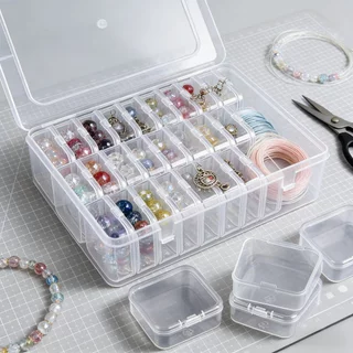 Caixa Organizadora com 30 potinhos Organizador para acessórios, Acessórios , Estojo De Brincos em Oferta na Shopee