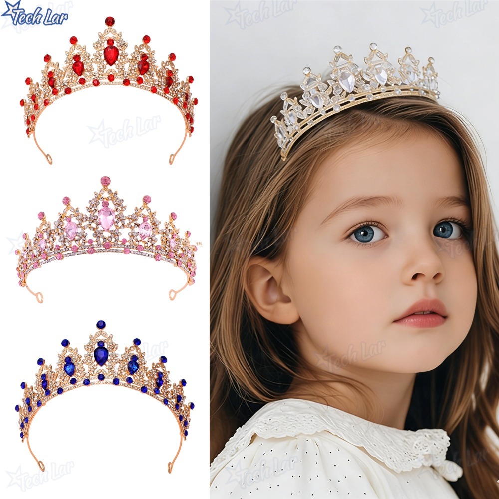 Coroa Infantil de Princesa - Conjunto com Pedras Brilhantes, Diversas ...