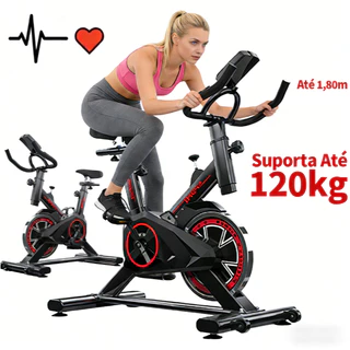 Bicicleta Bike Ergometrica Spinning Academia Fitness Profissional 120kg em Oferta na Shopee