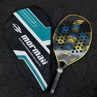 100% Original mormaii raquete de tênis praia Material fibra carbono raquete profissional adulto em Oferta na Shopee