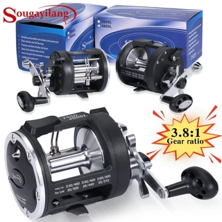 Sougayilang Carretel De Pesca Arrastar Max 25 kg Série 4000 Relação De Engrenagem 3.8 : 1 Mão Direita Para em Oferta na Shopee