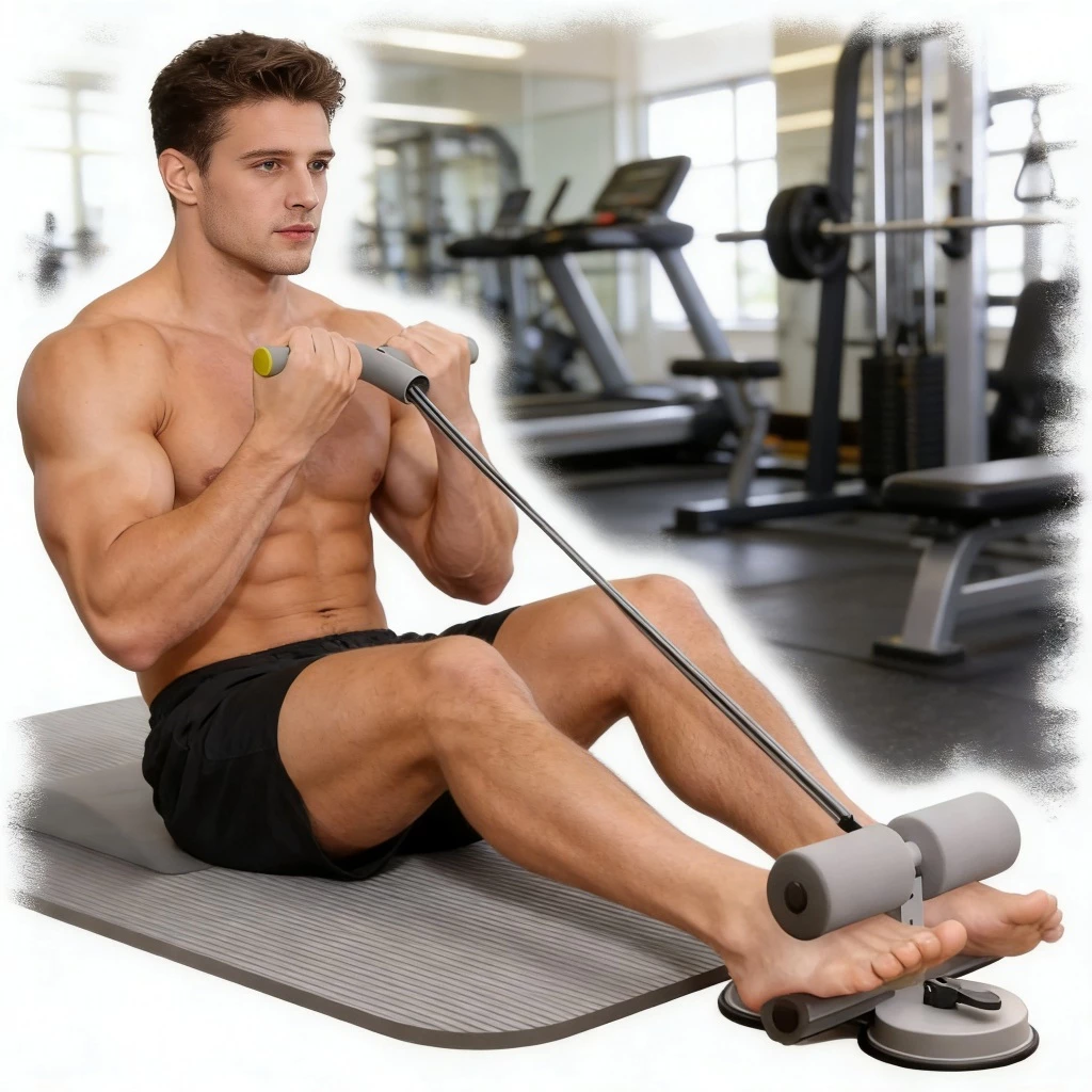 Aparelho Abdominal com Ventosa Unissex