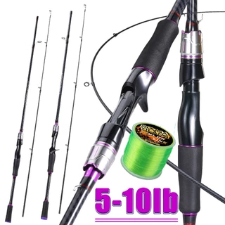 Sougayilang Vara De Pesca Giratória/Fundição De 1.8 M/6 Pés , 2 Seções De Carbono Para Em Água Doce em Oferta na Shopee