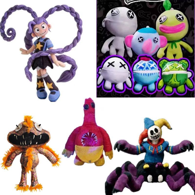 Poppy Playtime Capítulo 5 Pelúcia Lily Lovebraids chum chompkins Presente popular Poppy playtime6
