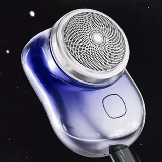 Mini Barbeador EléTrico PortáTil À Prova D'áGua TIPO-C Aparador De Barba De Bolso