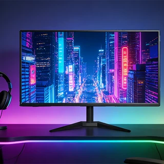 2026 Novo Monitor HD de 20/21/22/24 polegadas Interface dupla Tela de computador Escritório Casa Tela LCD em Oferta na Shopee