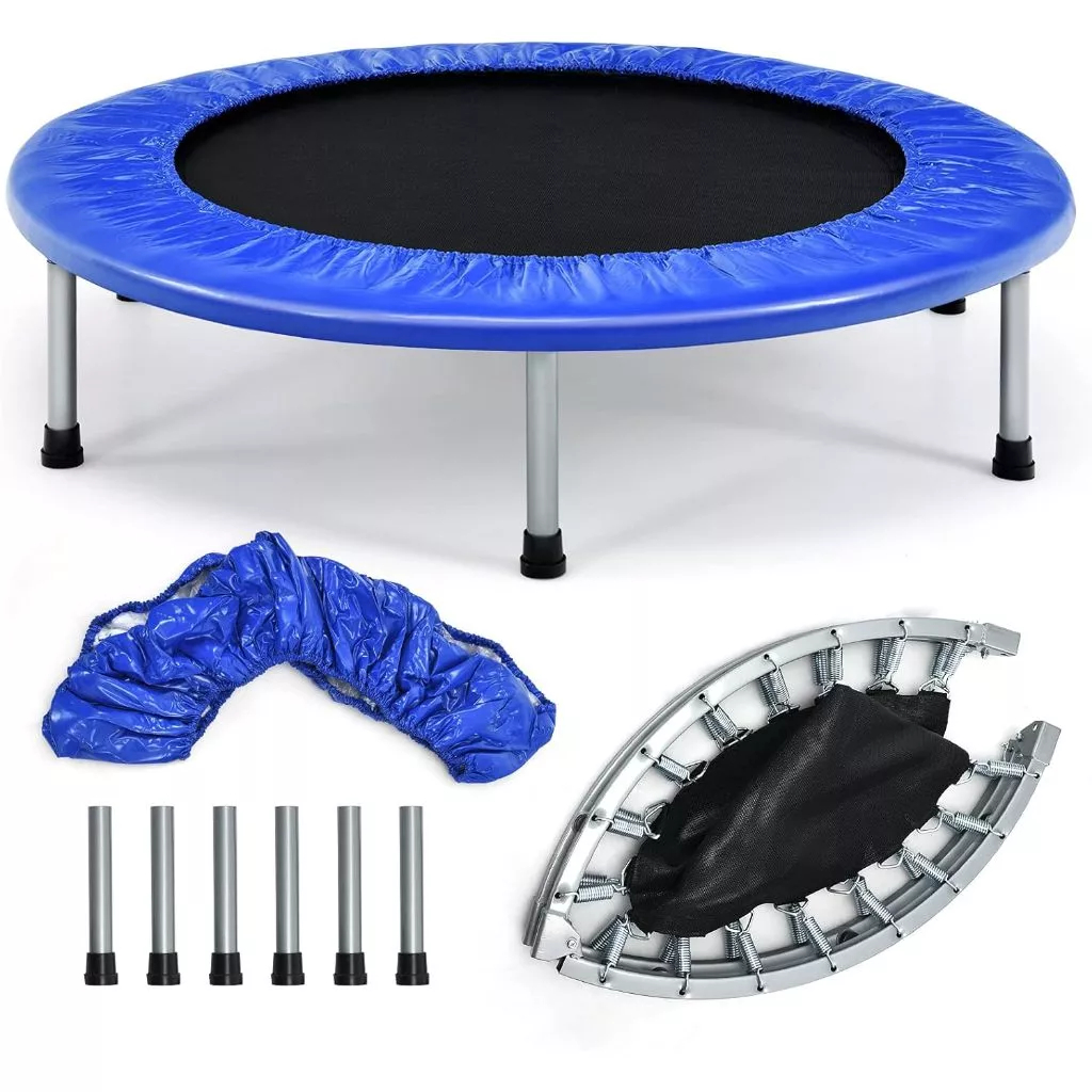 Trampolim Jump Profissional Com Capa Saia Diâmetro 1 M 200kg Mini ...