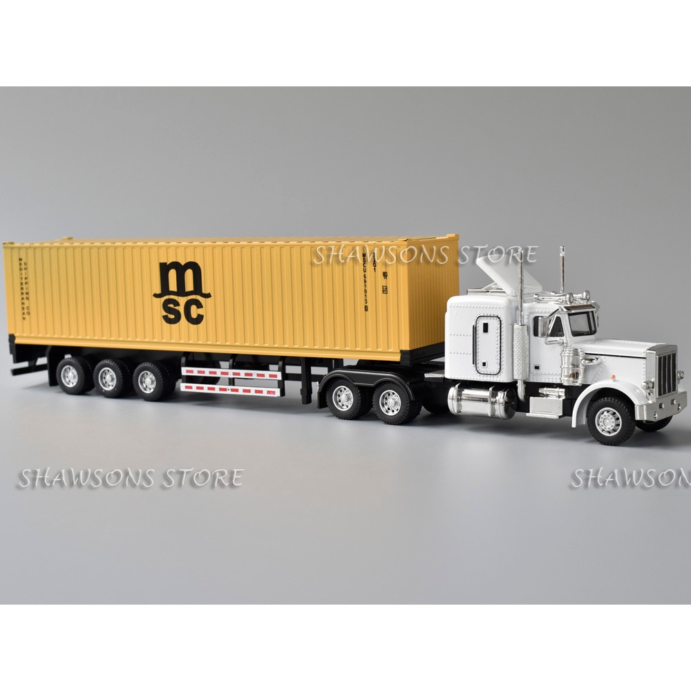 1 : 50 Escala Diecast Modelo Semi Caminhão Brinquedos Peterbilt
