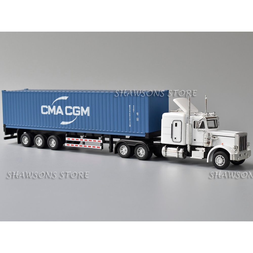 1 : 50 Escala Diecast Modelo Semi Caminhão Brinquedos Peterbilt