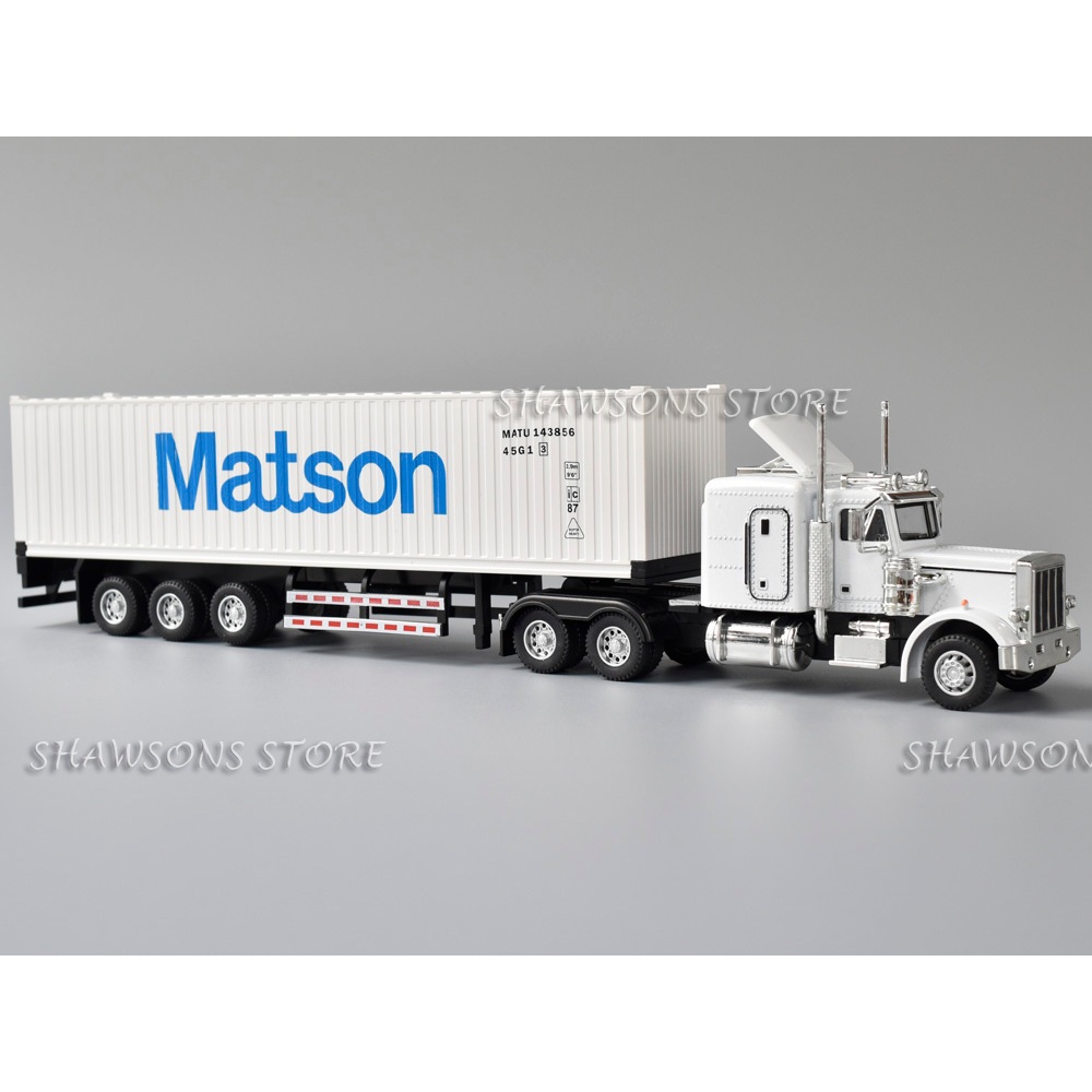 1 : 50 Escala Diecast Modelo Semi Caminhão Brinquedos Peterbilt
