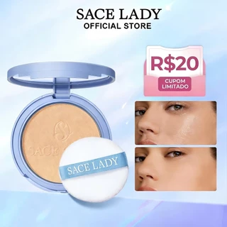 Pó Compacto SACE LADY Controle De Óleo Maquilhagem De Longa Duração em Oferta na Shopee