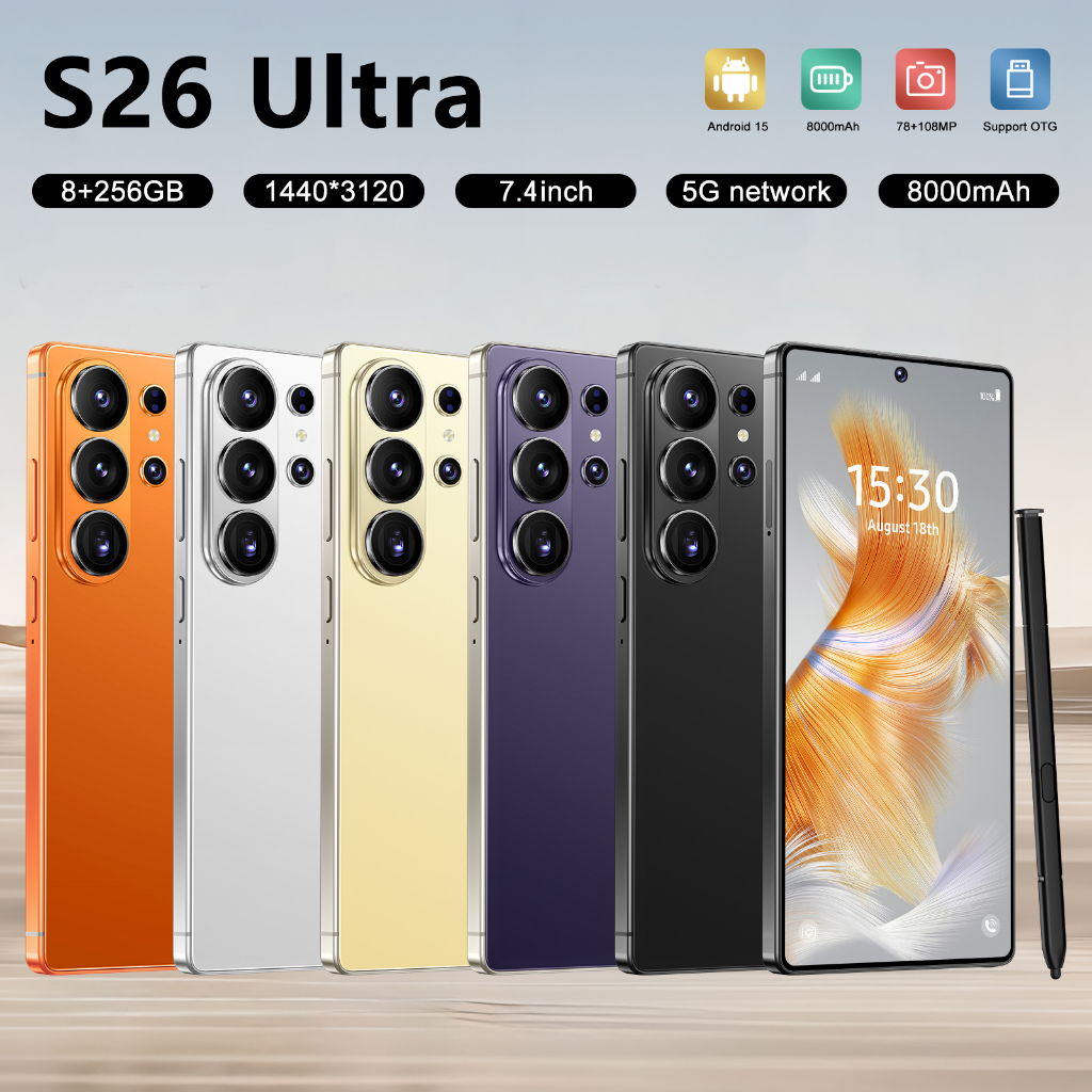 S16-6 Ultra Tela De 6.7 Polegadas 4G/5G Smartphone 8GB + 256GB
