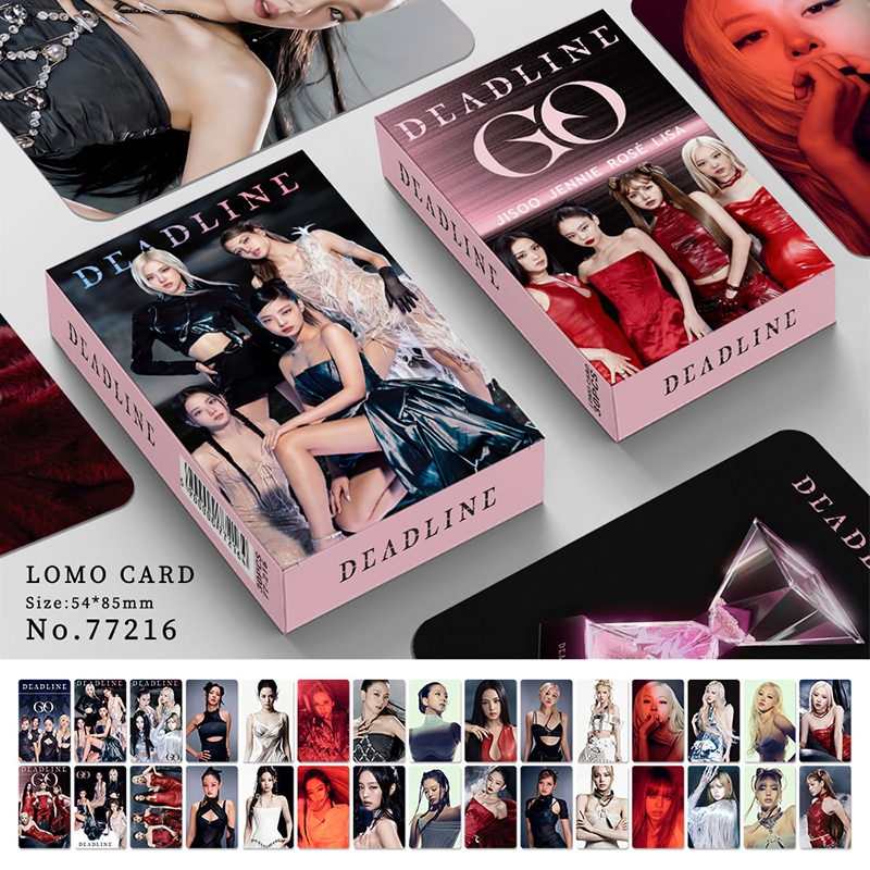 30 Unidades/Caixa BLACKPINK Photocards DEADLINE JUMP KPOP LISA