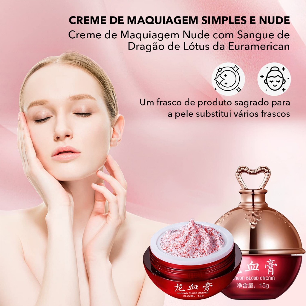 15g Creme De Sangue Do Dragão Quente ! Retinol Placenta Royal