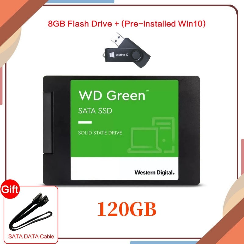 Western Data SSD 120GB 240GB 480GB 1TB SATA3 Unidade de estado