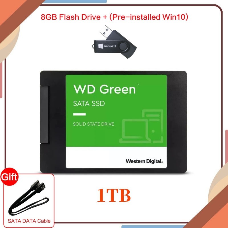 Western Data SSD 120GB 240GB 480GB 1TB SATA3 Unidade de estado