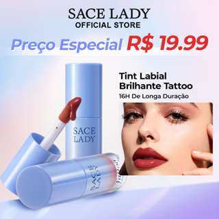 Brilho Labial SACE LADY 16H Sem Transferência Brilho Vítreo Não Pegajoso em Oferta na Shopee