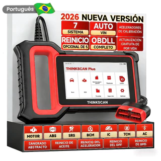 Thinkcar Plus S7 Scanner Automotivo Profissional A/F Motor Transmissão ABS AC Leitor De Código em Oferta na Shopee