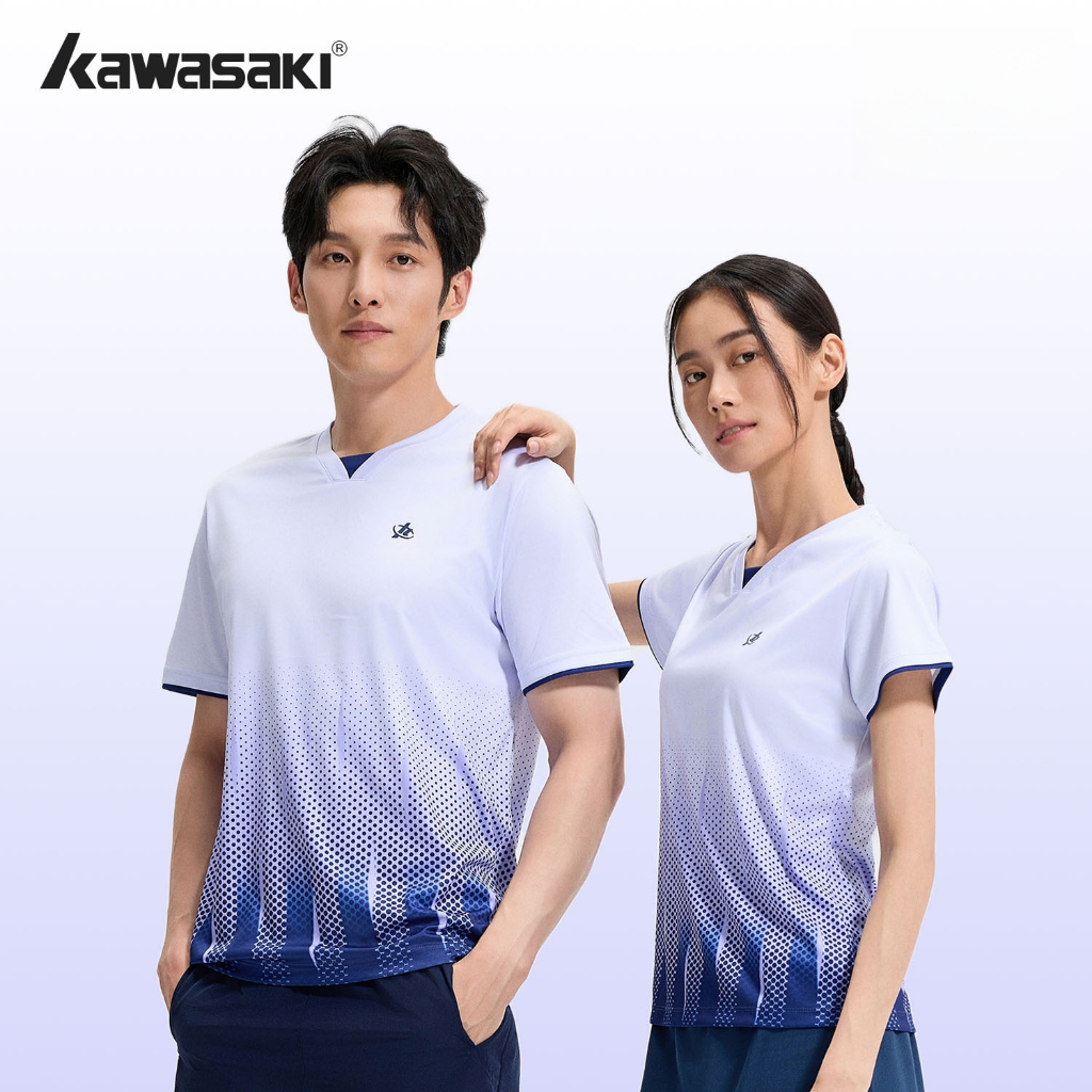 Kawasaki 2026 Novas Mulheres E Homens Com Decote Em V Badminton