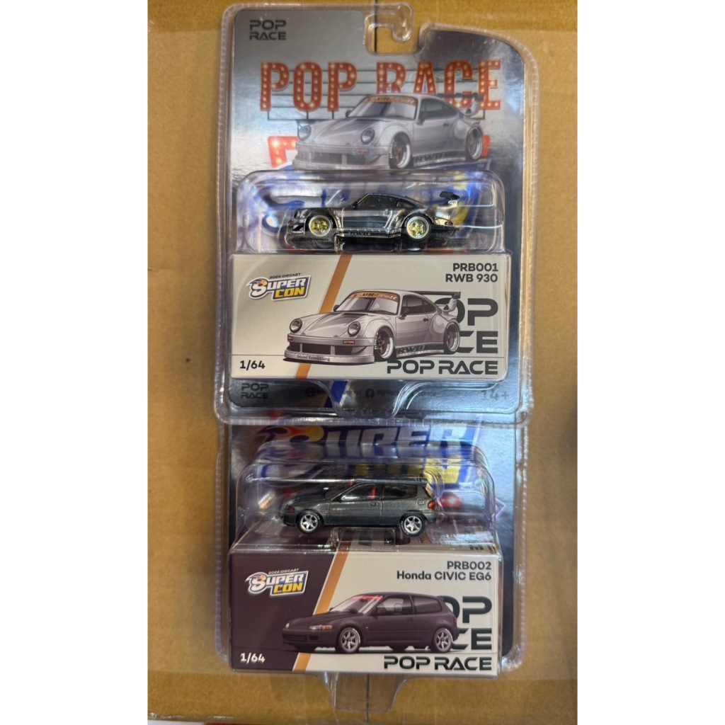 POPRACE 1/64 (PRB001/PRB002) RWB 930/Honda Civic EG6 2026 Las Vegas ...