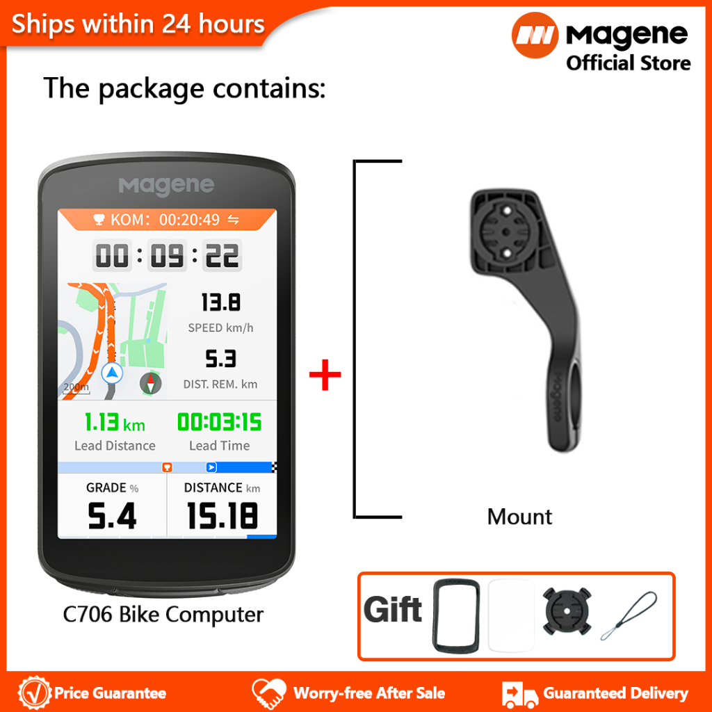 Magene C706 GPS Bicicleta Computador Touchscreen Navegação