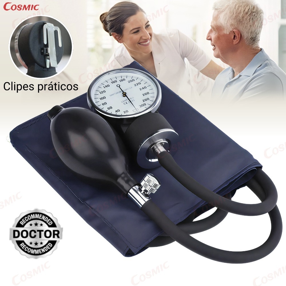 Esfigmomanômetro Premium Aparelho De Pressão Manual-CO | Shopee Brasil