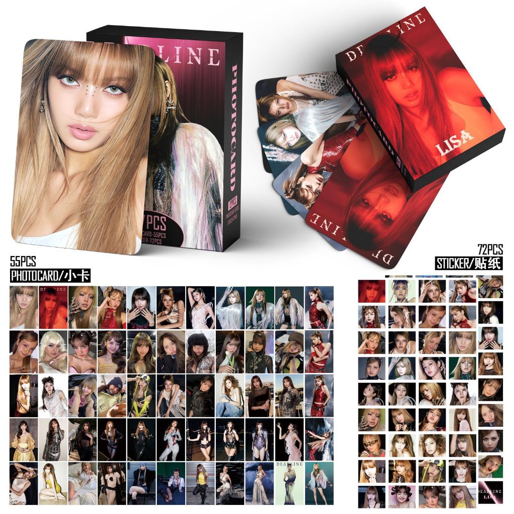 KPOP 127 Unidades/Caixa BLACKPINK Solo LISA Photocards JUMP LOMO