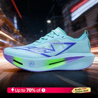 CHUNTA Racing Running Shoes Breathable Mesh Shock Absorption Unisex Professional Training Sneakers