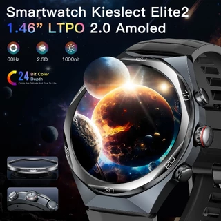 NFC GPS Relógio Inteligente Kieslect Elite2 Monitor Arterial Oxigênio 14 Dias Bateria Bluetooth Call