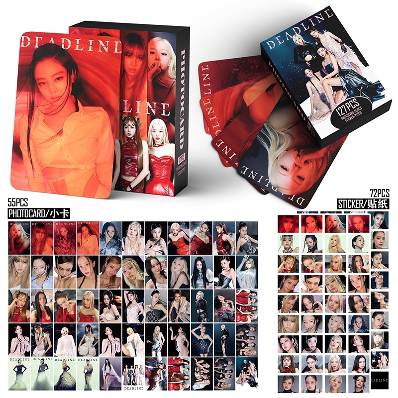 127 Pçs/Caixa BLACKPINK Photocard DEADLINE JUMP Álbum JENNIE ROSE