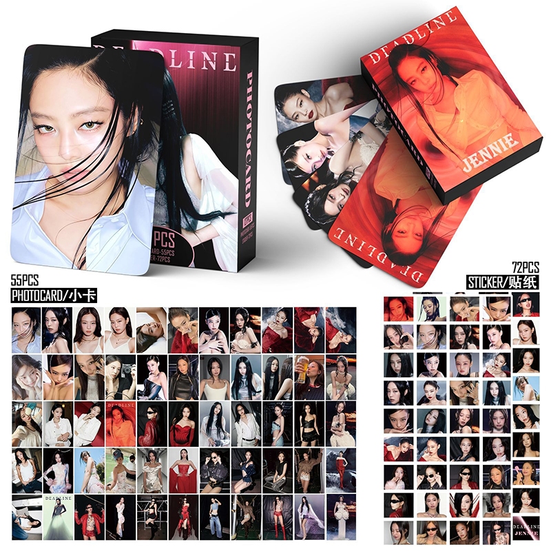 127 Pçs/Caixa BLACKPINK Photocard DEADLINE JUMP Álbum JENNIE ROSE