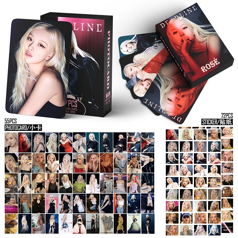 127 Pçs/Caixa BLACKPINK Photocard DEADLINE JUMP Álbum JENNIE ROSE