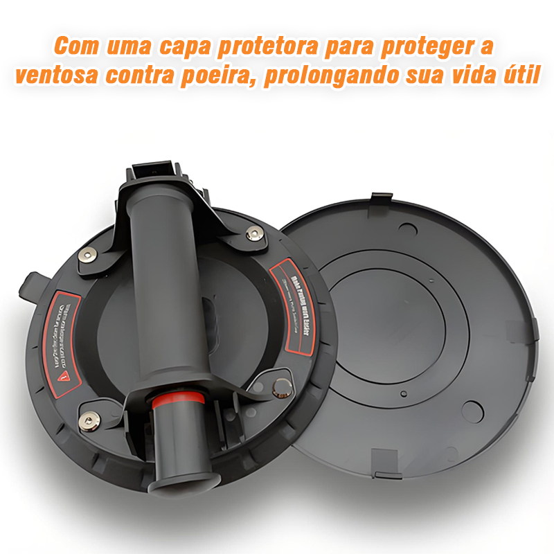 KIT 2 Ventosa Sucção 300kg Vacuo Profissional Para Vidro Marmore Ventosa Profissional