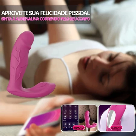Vibrador de Motor Doble con Control por APP Portátil para Parejas - Juguete Adulto Discreto Recargable