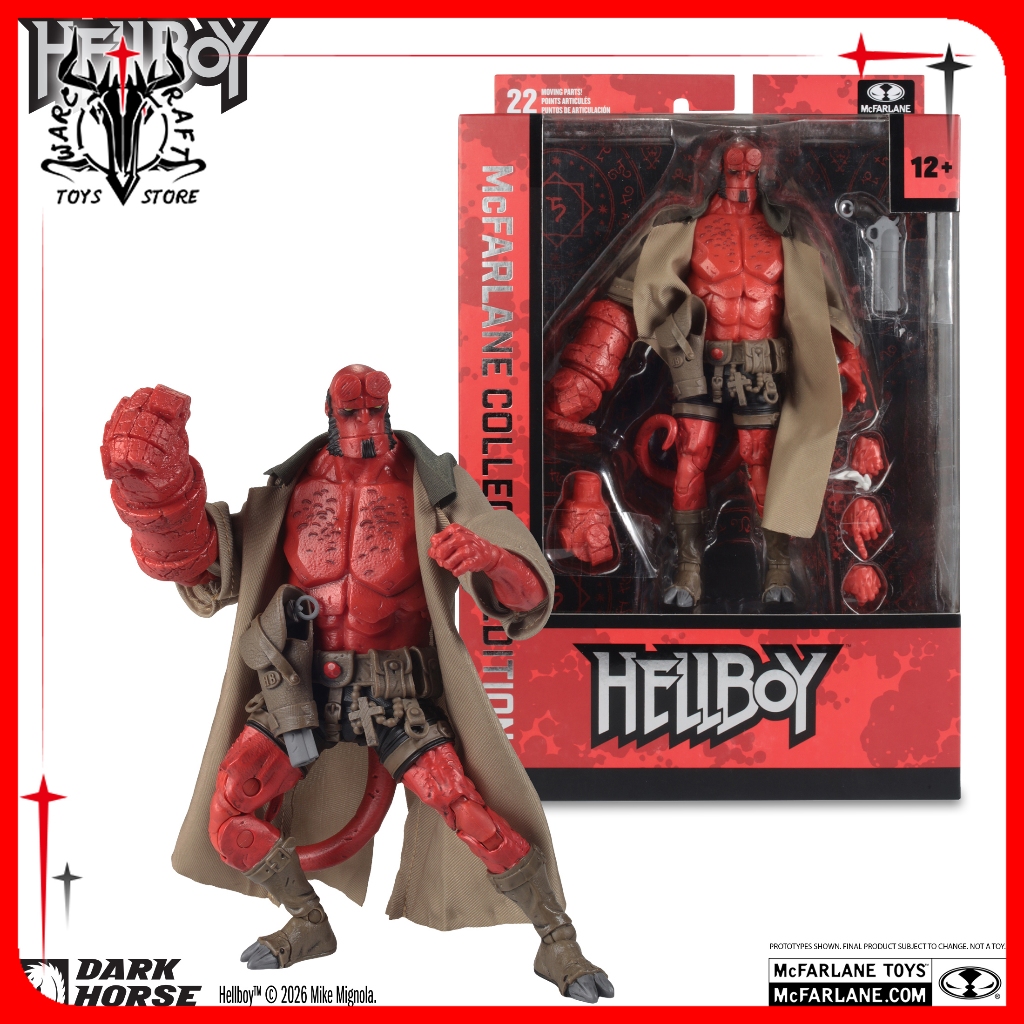 McFarlane Hellboy ヘルボーイ　チェイス　フィギュア 2026.5] McFarlane Toys HELLBOY Colecionador Edição Figura De Ação